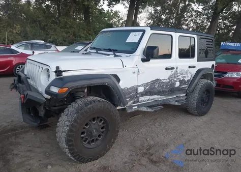 2018 Jeep Wrangler Unlimited Sport 4X4 from USA, damaged, VIN 1C4HJXDG0JW138832